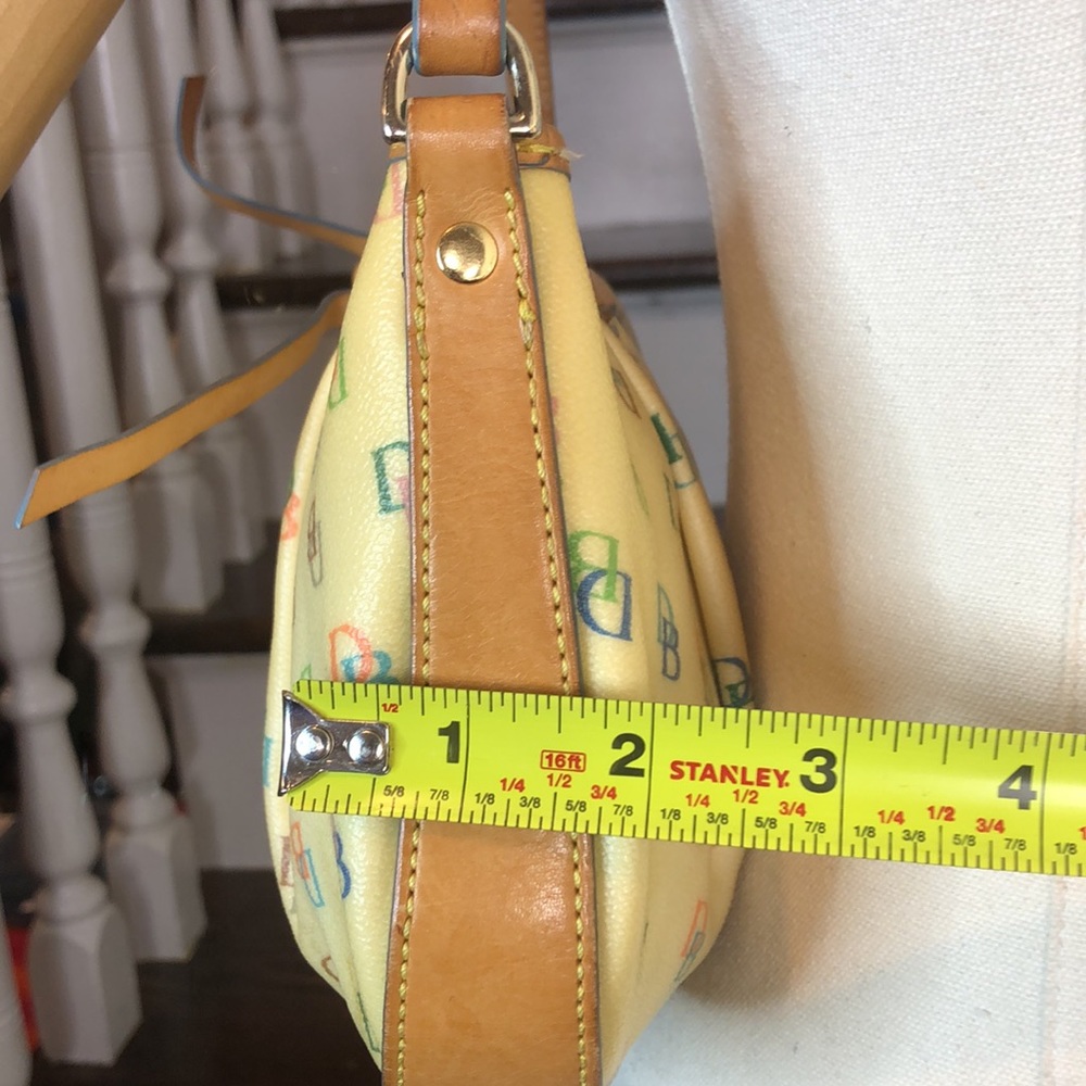 DOONEY BOURKE Rainbow Monogram Coated Canvas with Rainbow Zipper Mini Bag - Picture 11 of 15